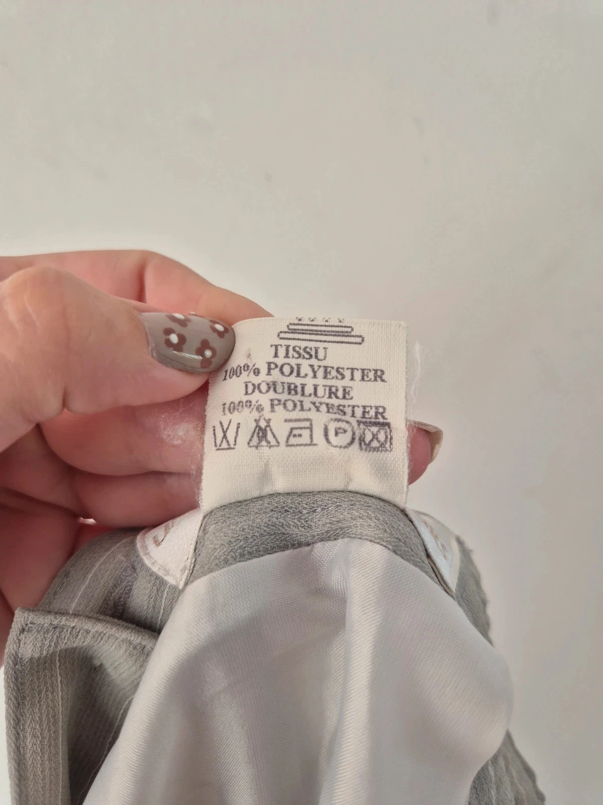 Ensemble tailleur Un jour ailleurs gris rayé blanc 42 – photo 14